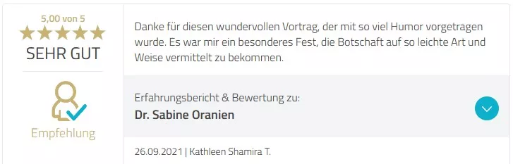 Bewertung Kathleen