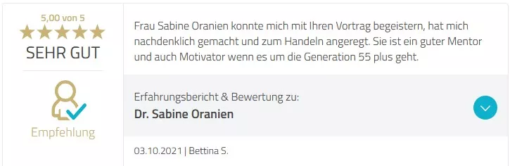 Bewertung Bettina